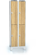 Divided cloakroom locker ALDERA with feet 1920 x 600 x 500